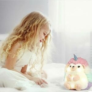 FAO Schwarz Glow Brights Hedgicorn 12" Plush w/ LED Lights & Sound. New w/ Tags.